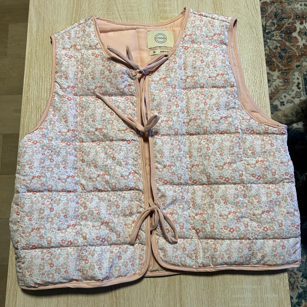 Stoosh Pink Floral Women's Vest
